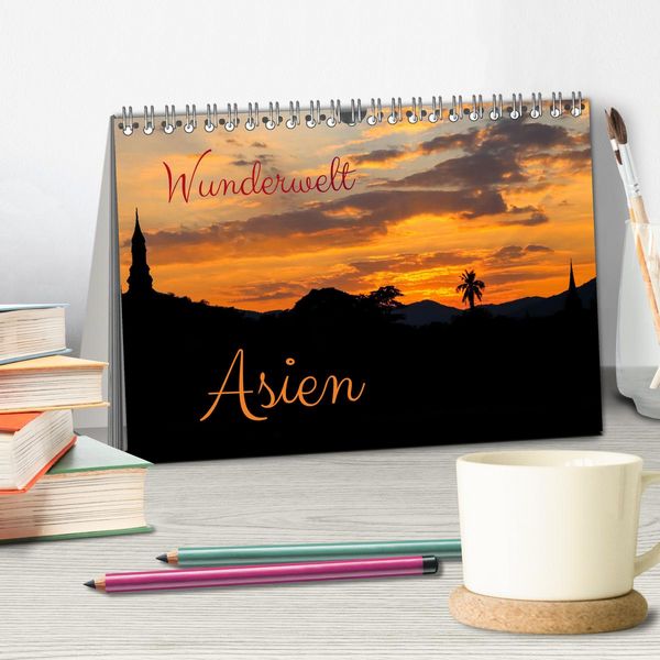 Produktbild: Wunderwelt Asien (Tischkalender 2026 DIN A5 quer), CALVENDO Monatskalender