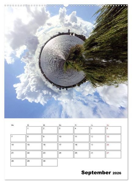 Produktbild: The tiny world of HAMBURG (Wandkalender 2026 DIN A2 hoch), CALVENDO Monatskalender