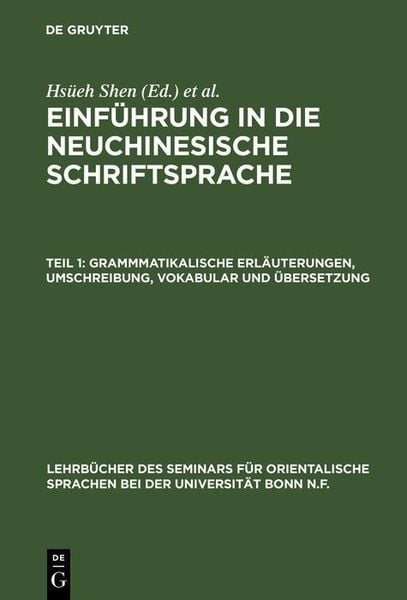 Produktbild: Grammmatikalische Erl&auml;uterungen, Umschreibung, Vokabular und &Uuml;bersetzung