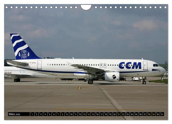 Produktbild: Airbus Airliners (Wandkalender 2026 DIN A4 quer), CALVENDO Monatskalender
