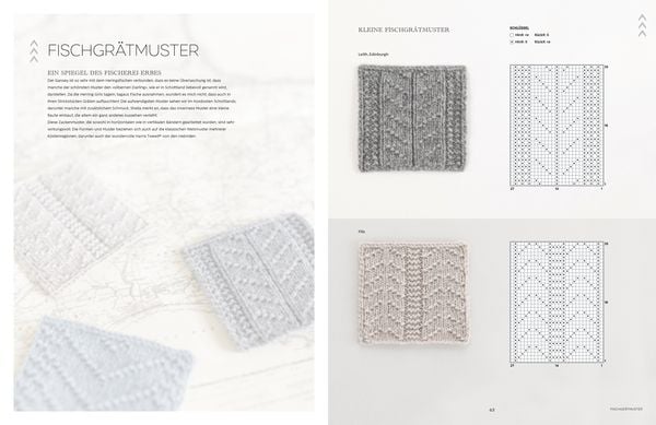 Produktbild: Ganseys. 150 Strickmuster und 10 Modelle inspiriert vom traditionellen Fischerpullover