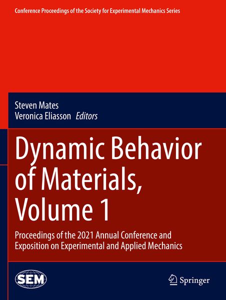 Produktbild: Dynamic Behavior of Materials, Volume 1