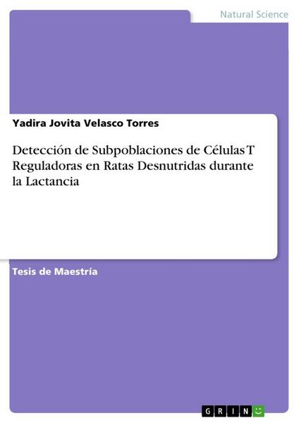 Produktbild: Detecci&oacute;n de Subpoblaciones de C&eacute;lulas T Reguladoras en Ratas Desnutridas durante la Lactancia