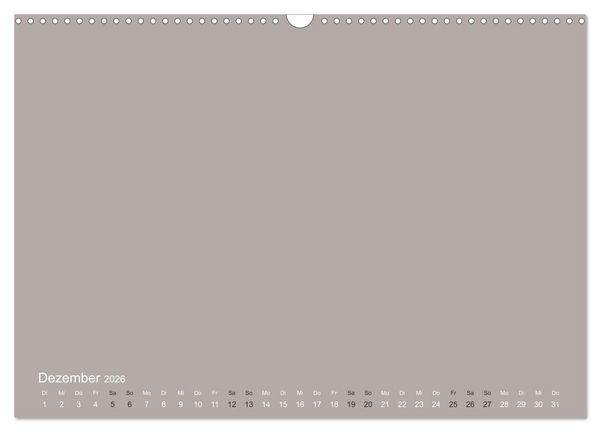 Produktbild: DIY Bastel-Kalender -Erdige Pastell Farben- Zum Selbstgestalten (Wandkalender 2026 DIN A3 quer), CALVENDO Monatskalender