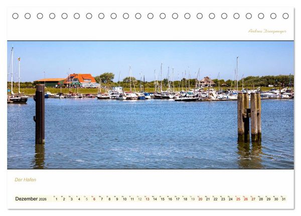 Produktbild: LANGEOOG PANORAMA (Tischkalender 2026 DIN A5 quer), CALVENDO Monatskalender