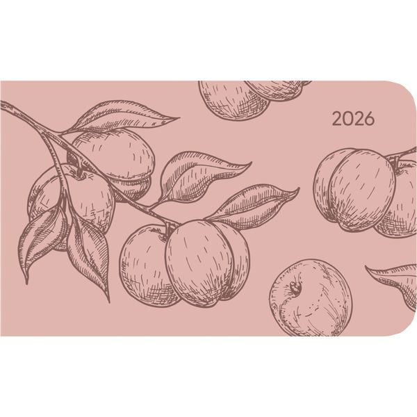 Produktbild: Ladytimer TO GO Deluxe Salmon 2026 - Taschen-Kalender 15,3x8,7 cm - Tucson Einband - mit Motivprägung - Weekly - 128 Seiten - Alpha Edition