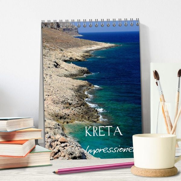 Produktbild: Kreta Impressionen (Tischkalender 2026 DIN A5 hoch), CALVENDO Monatskalender