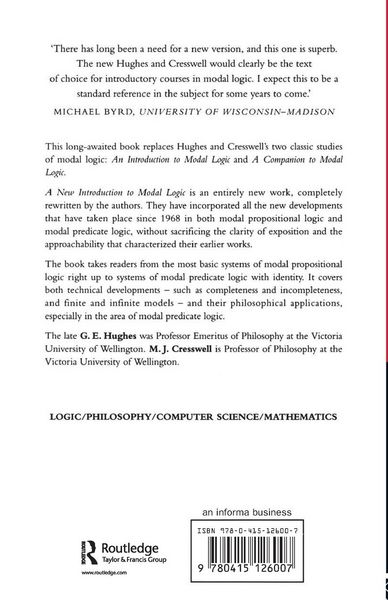 Produktbild: A New Introduction to Modal Logic