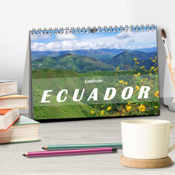 Produktbild: Entdecke Ecuador (Tischkalender 2026 DIN A5 quer), CALVENDO Monatskalender