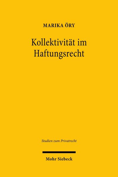 Produktbild: Kollektivit&auml;t im Haftungsrecht