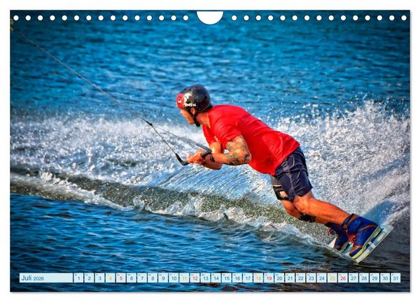 Produktbild: Wakeboarden (Wandkalender 2026 DIN A4 quer), CALVENDO Monatskalender