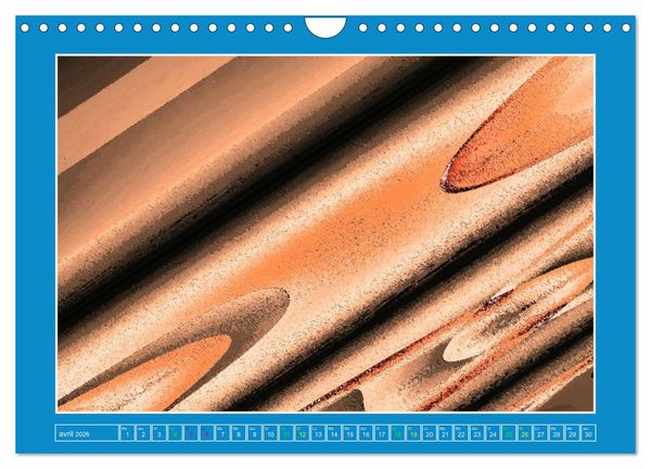 Produktbild: Art abstrait et contemporain (Calendrier mural 2026 DIN A4 vertical), CALVENDO calendrier mensuel