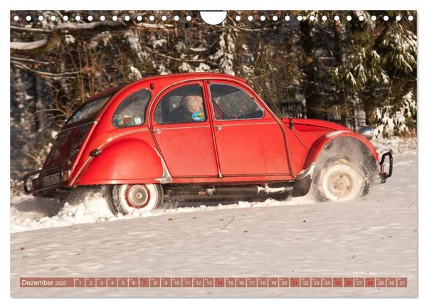 Produktbild: Citro&euml;n 2CV - Ente rot (Wandkalender 2025 DIN A4 quer), CALVENDO Monatskalender