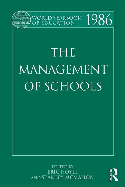 Produktbild: World Yearbook of Education 1986