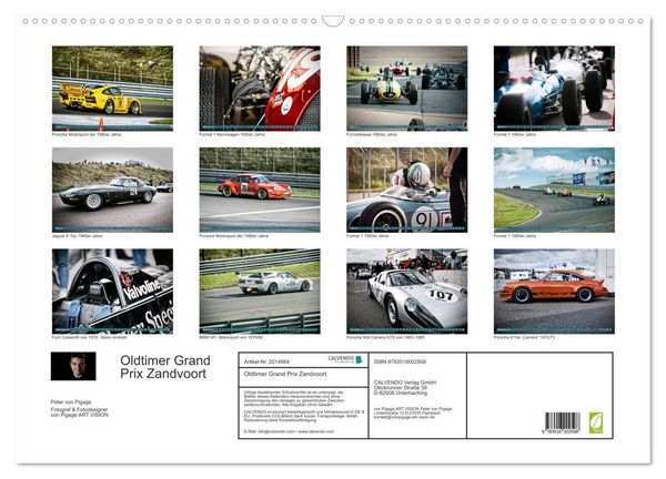 Produktbild: Oldtimer Grand Prix Zandvoort (Wandkalender 2026 DIN A2 quer), CALVENDO Monatskalender
