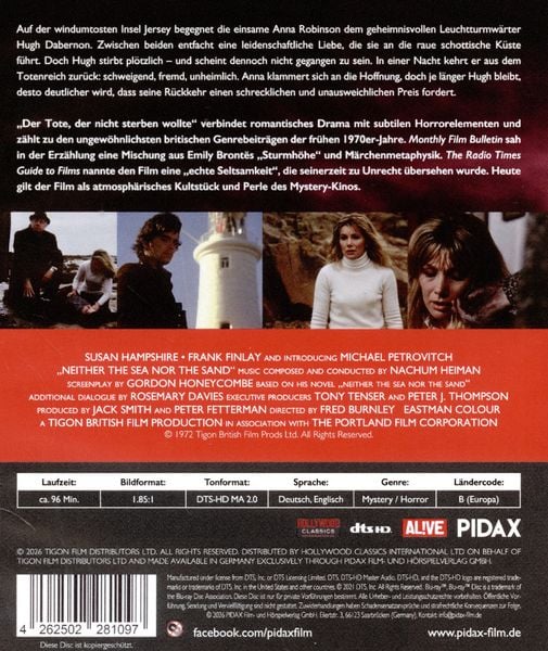 Produktbild: Der Tote, der nicht sterben wollte (Neither the Sea nor the Sand) / Atmosph&auml;rischer Mystery-Kult nach dem Roman von Gordon Honeycombe (Pidax Film-Klassiker)