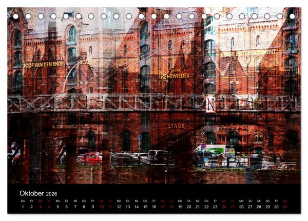 Produktbild: Hamburg-Art (Tischkalender 2026 DIN A5 quer), CALVENDO Monatskalender