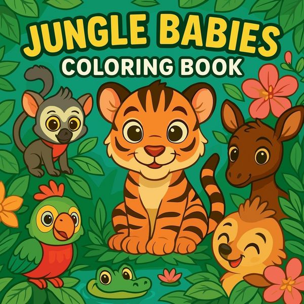 Produktbild: Jungle Babies - Coloring Book