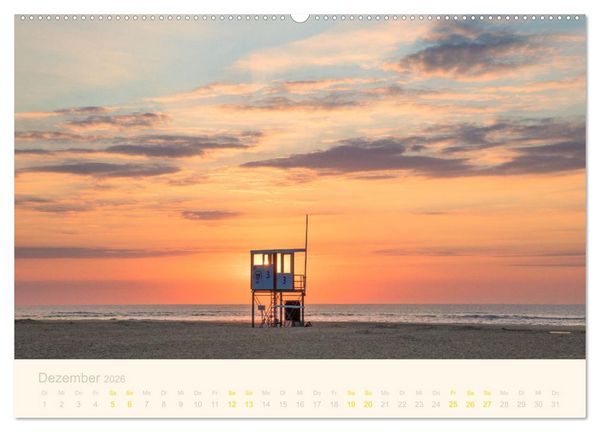 Produktbild: Traumstr&auml;nde der Nordsee (hochwertiger Premium Wandkalender 2026 DIN A2 quer), Kunstdruck in Hochglanz