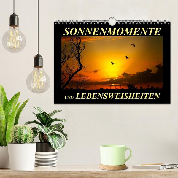 Produktbild: Sonnenmomente und Lebensweisheiten (Wandkalender 2026 DIN A4 quer), CALVENDO Monatskalender