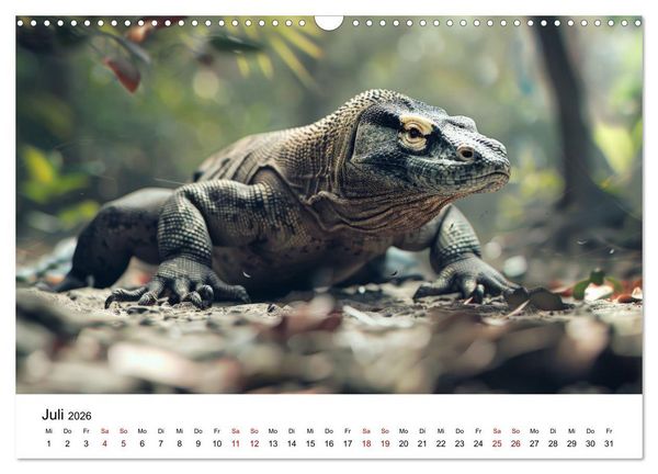 Produktbild: Magische Tierwelt Asiens (Wandkalender 2026 DIN A3 quer), CALVENDO Monatskalender