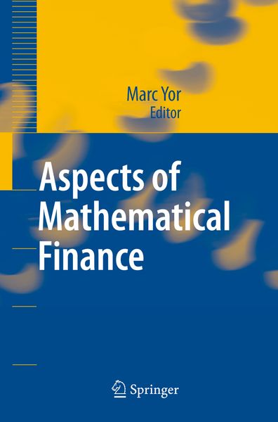 Produktbild: Aspects of Mathematical Finance