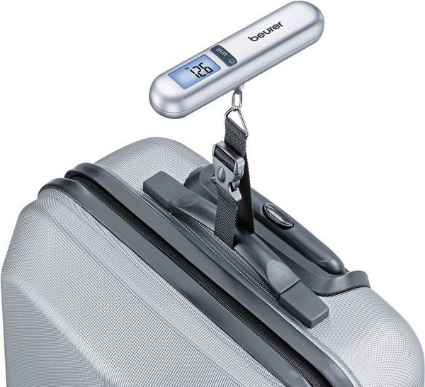 Produktbild: Beurer 732.12 Kofferwaage 732.12 W&auml;gebereich (max.) 40 kg Ablesbarkeit 10 g batteriebetrieben Silber