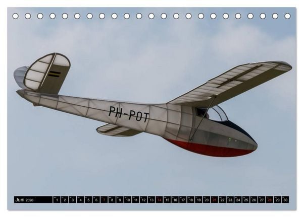 Produktbild: Modellflugkalender 2026 (Tischkalender 2026 DIN A5 quer), CALVENDO Monatskalender
