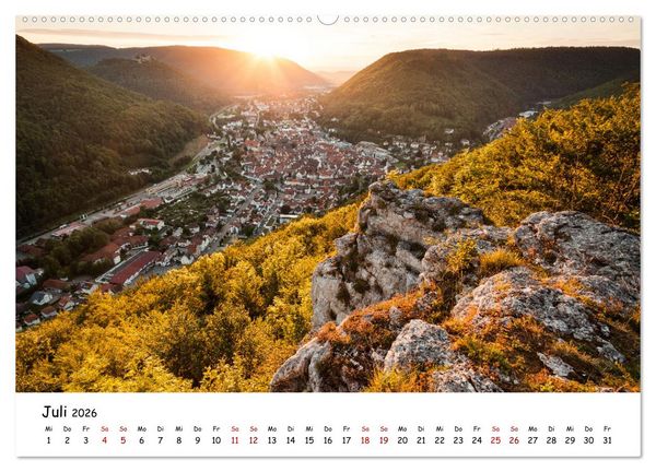 Produktbild: Faszination Schw&auml;bische Alb (Wandkalender 2026 DIN A2 quer), CALVENDO Monatskalender