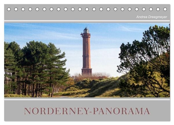 Produktbild: Norderney-Panorama (Tischkalender 2026 DIN A5 quer), CALVENDO Monatskalender