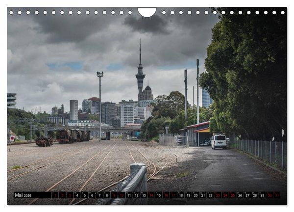 Produktbild: Eisenbahn in Neuseeland (Wandkalender 2026 DIN A4 quer), CALVENDO Monatskalender