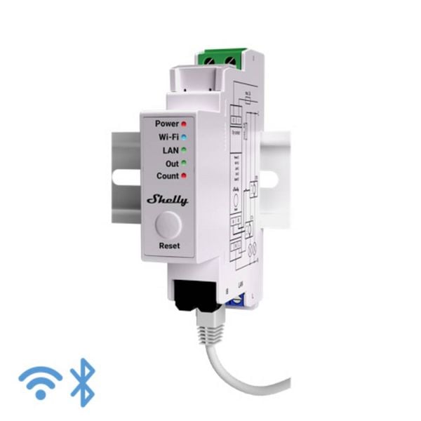 Shelly Shelly PRO EM - 50 Stromzähler Bluetooth, Wi-Fi