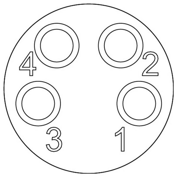 Produktbild: TRU COMPONENTS TC-13751828 Anschlussleitung M8 x 1 Buchse, gewinkelt 5 m Polzahl Sensoren: 4 1 St.