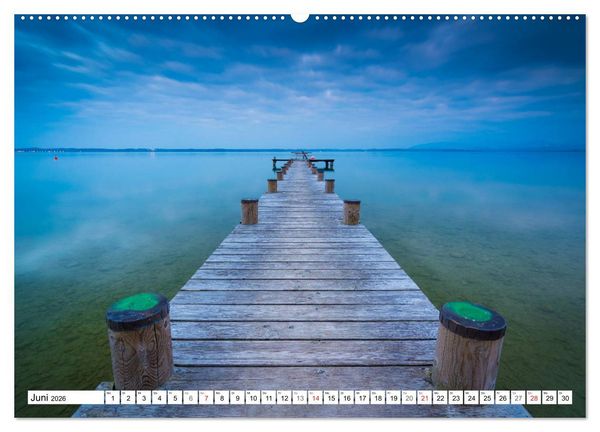 Produktbild: Der Chiemsee - Ansichten zum Tr&auml;umen (hochwertiger Premium Wandkalender 2026 DIN A2 quer), Kunstdruck in Hochglanz