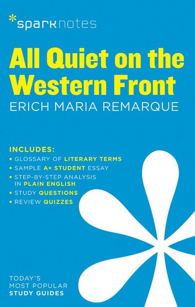 Produktbild: Sparknotes: All Quiet on the Western Front Sparknotes Litera