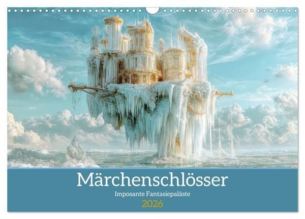 Produktbild: M&auml;rchenschl&ouml;sser - Imposante Fantasiepal&auml;ste (Wandkalender 2026 DIN A3 quer), CALVENDO Monatskalender