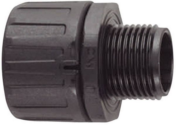 Produktbild: HellermannTyton 166-21015 HG28-S-PG21 Schlauchverschraubung Schwarz PG21 22.80mm Gerade 1St.