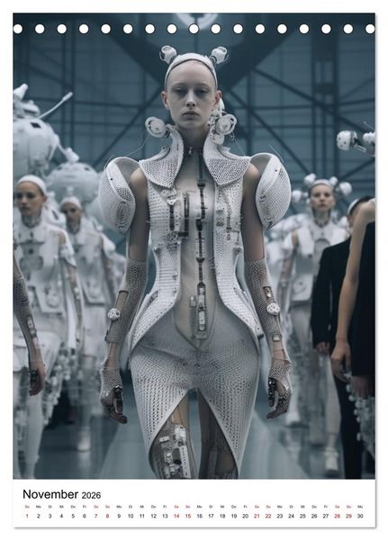Produktbild: Future Couture (Tischkalender 2026 DIN A5 hoch), CALVENDO Monatskalender