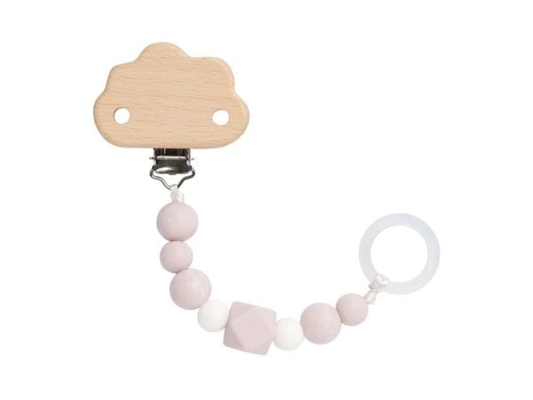 Produktbild: Soother Holder Wood/Silicone Little Universe