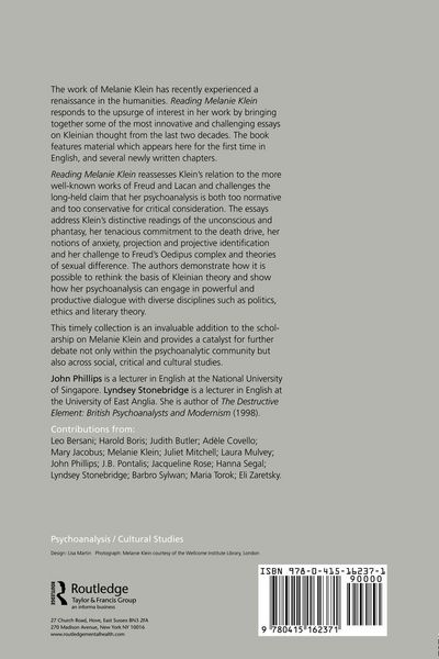 Produktbild: Reading Melanie Klein