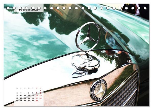 Produktbild: Mercedes Edel & Fein (Tischkalender 2026 DIN A5 quer), CALVENDO Monatskalender