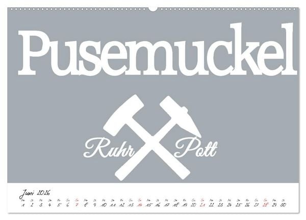 Produktbild: Ruhrpott Vokabeln (hochwertiger Premium Wandkalender 2026 DIN A2 quer), Kunstdruck in Hochglanz