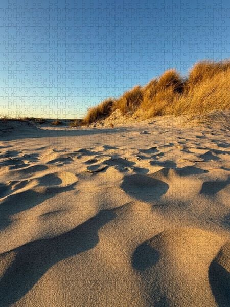 Produktbild: CALVENDO Puzzle Windspuren am Strand von Sankt Peter-Ording | 1000 Teile Lege-Gr&ouml;&szlig;e 64x48cm Foto-Puzzle f&uuml;r gl&uuml;ckliche Stunden