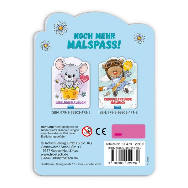 Produktbild: Tr&ouml;tsch Malbuch Tierfreunde-Malbuch