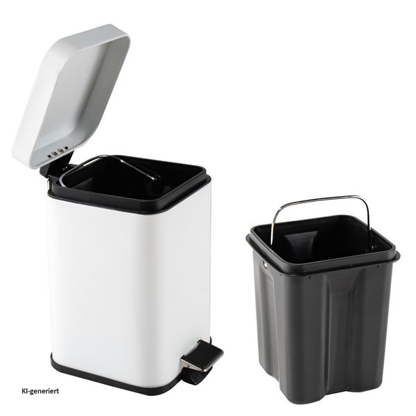 Produktbild: HTI-Living Abfalleimer mit Soft-Close Deckel Eckig 3 Liter Jannik