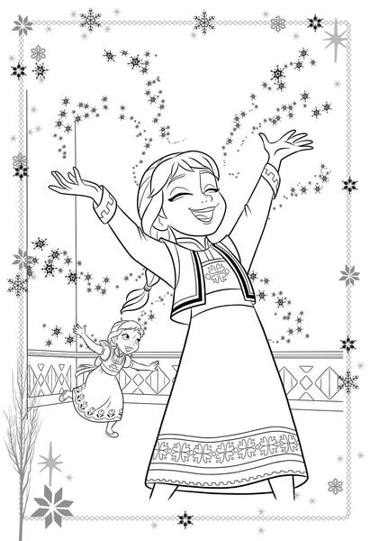 Produktbild: Disney Die Eisk&ouml;nigin: Zauberhafter Sticker- und Malspa&szlig;