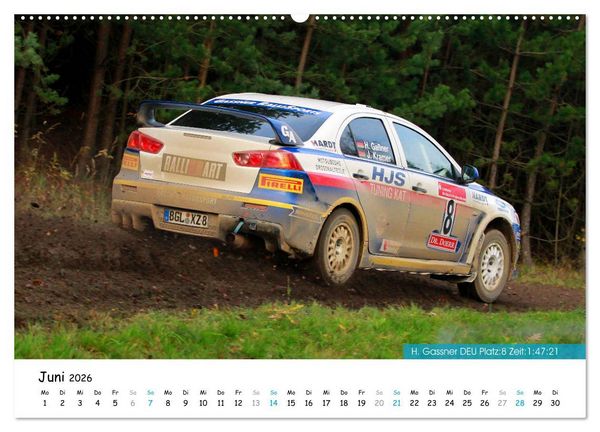 Produktbild: Lausitz-Rallye Kalender (Wandkalender 2026 DIN A2 quer), CALVENDO Monatskalender