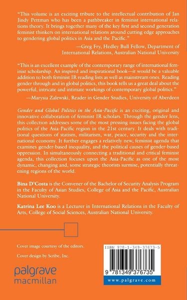 Produktbild: Gender and Global Politics in the Asia-Pacific