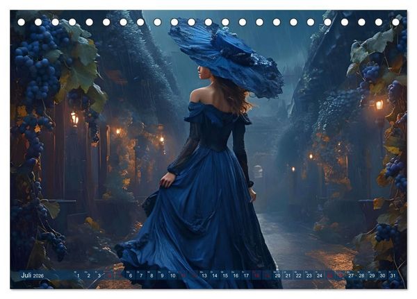 Produktbild: Elegante Momente - Frauen in harmonischer Umgebung (Tischkalender 2026 DIN A5 quer), CALVENDO Monatskalender