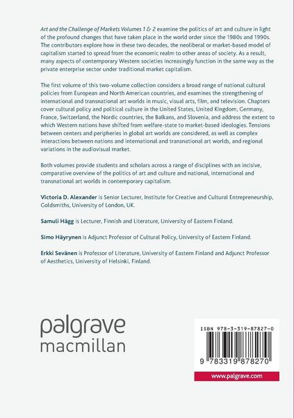 Produktbild: Art and the Challenge of Markets Volume 1
